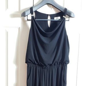 Calvin Klein jumpsuit. Silver accents. Size 8.